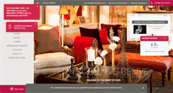 Desktop Screenshot of en.hotelsaintebeuve.com