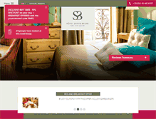 Tablet Screenshot of en.hotelsaintebeuve.com